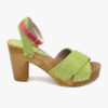 sandali donna verdi diana le ciabattine